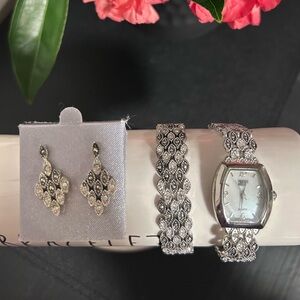 Vintage Jewelry Set with Watch